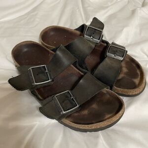 Well worn Birkenstocks